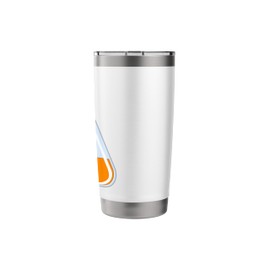 Science Chemistry Erlenmeyer Flask Stainless Steel Insulated Tumbler