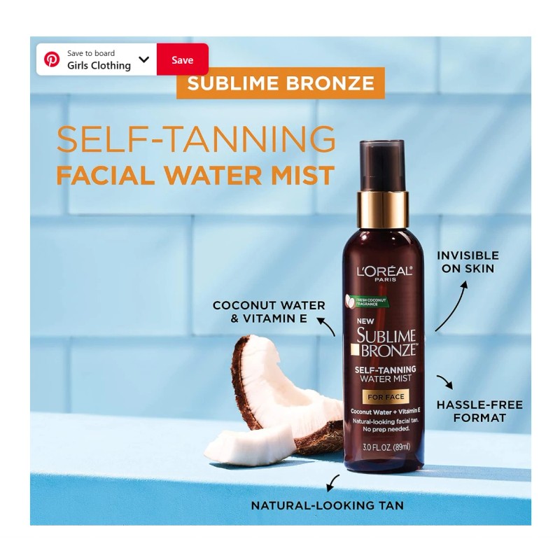 L'Oréal 3 pack L'Oreal Paris Sublime Bronze Self Tanning Facial