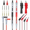 Cleqee 18pcs Multimeter Test Lead Kit with Alligator Clip, Banana