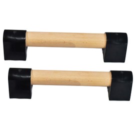 Wood Mini Parallettes Set for Gymnastics or Push up Bars. Portable. (12)