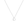 Diamore Women's Necklace with Heart Pendant and Diamond (0.03 ct.),