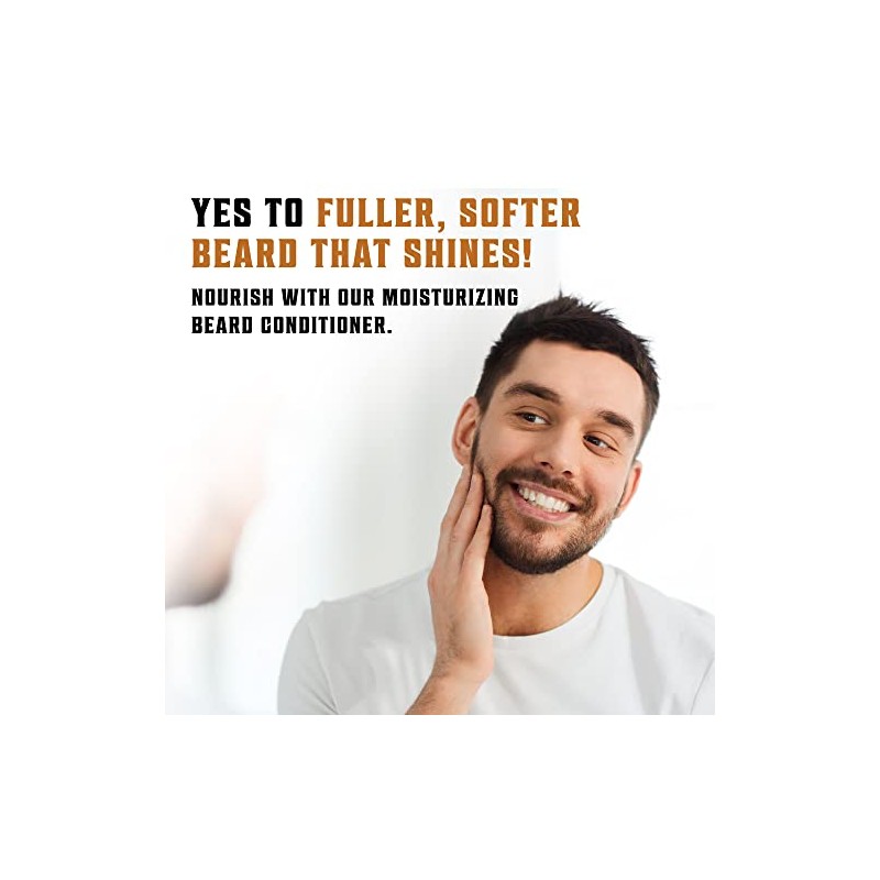 Beard Wash & Beard Conditioner Set w/Argan & Jojoba Oils