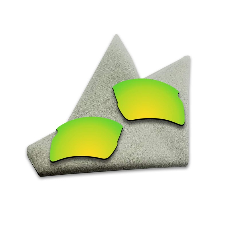 Polarized Lenses Replacement for Oakley Flak 2.0 XL 24K Golden