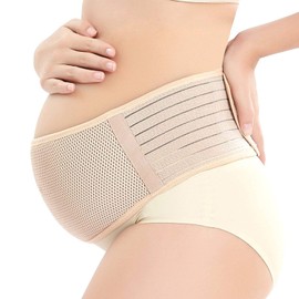 Aimiy Maternity Belt - Breathable Abdominal Binder, Back and Pelvic Support, Adjustable Size