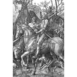 American Gift Services - Albrecht Durer Fine Art Poster Print Knight Death and The Devil - 18x24