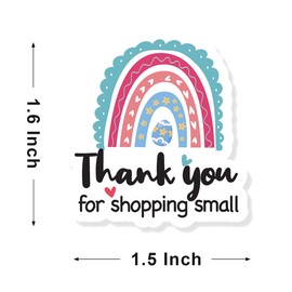200 PCS Thank You For Shopping Small Easter Stickers ,Cute Small Business Envelopes Stickers for Handmade Goods/Bags Business Packages ,Easter Day Theme Small Shop Business Stickers for Envelopes