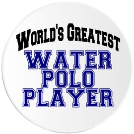 World's Greatest Water Polo Player - 100 Pack Circle Stickers 3" x 3"