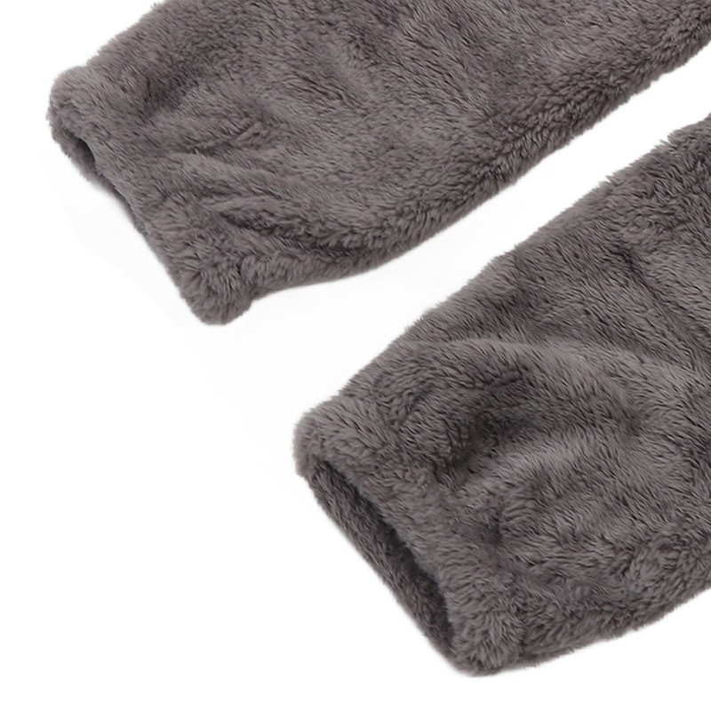 2pcs Plush Slipper Stockings Soft Warm Thickened Prevents Chilblain Over