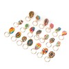 20pcs Shell Dreadlocks Ring DIY Cute Exqusite Hair Braiding Pendant