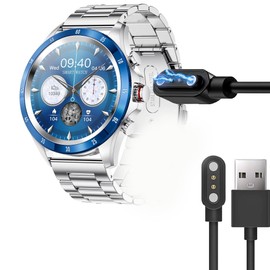 Lamshaw Compatible for LIGE Smart Watch Charger, Magnetic USB Replacement Charging Cable Compatible with LIGE Smart Watch (Black, Compatible for LIGE 1829, A230)