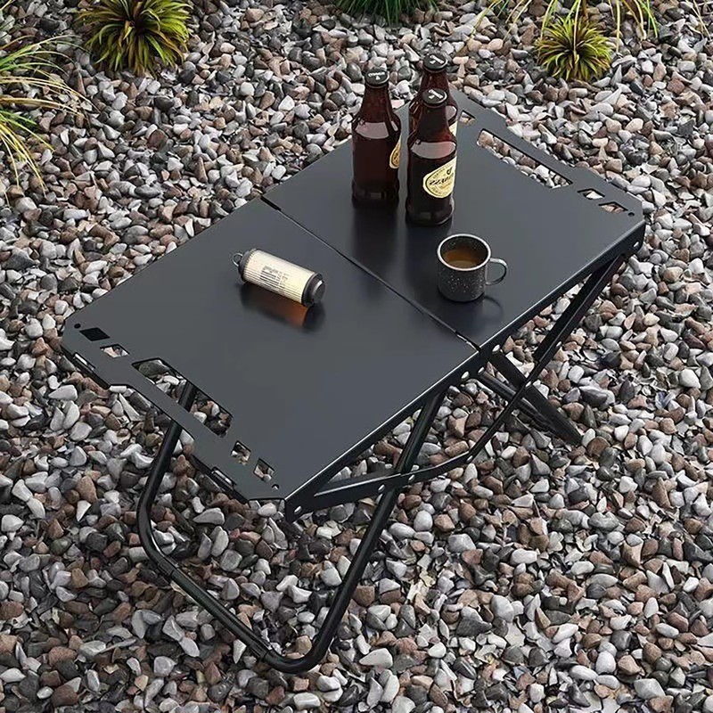 BIGPETS Outdoor Multifunctional Folding Grill Table, Portable Foldable Tactical Combinable