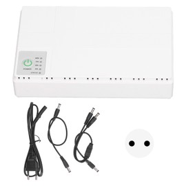 Mini UPS Battery Backup 10400mAh 5V 9V 12V POE 15V 24V Output Uninterruptible Power Supply for Router Modem 85‑265V EU Plug