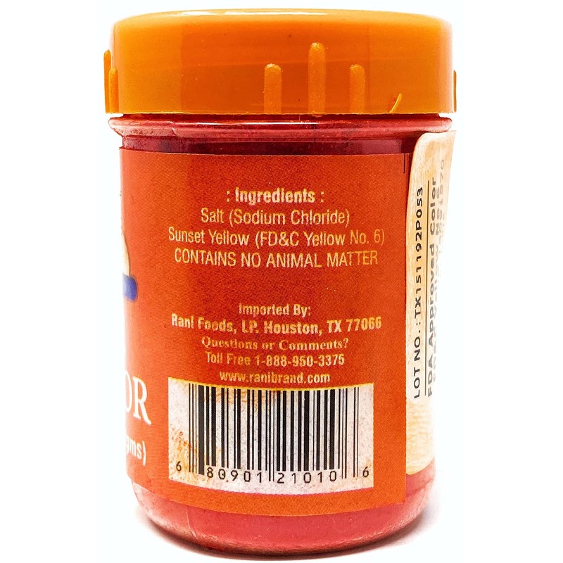 Rani Orange Food Color Indian 25gm (0.88oz) ~ Vegan