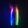 Led Fur Scarf – Light-Up-Boa Smart-LED-Remoter-Flashing-Scarves-With-Silver-Sequin-Tassel