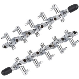 DFsucces Air Tube Set of 2 Branch Air Hose Stainless Steel Easy Installation for Aquarium Aquarium Air Flow Control Aquarium Air Valve Fish Tank Aeration Supplies for Aquatic Plants Fitting (5 Way)