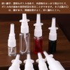 点鼻スプレーボトル 10ml 鼻スプレーボトル キャップ付き 垂直方向のスプレーボトル 透明 プラスチック 携帯便利 ミニ 10mL