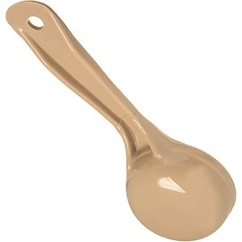 Carlisle FoodService Products - Cuchara medidora de plástico con mango corto, 2 onzas, beige, 1 unidad (paquete de 1)