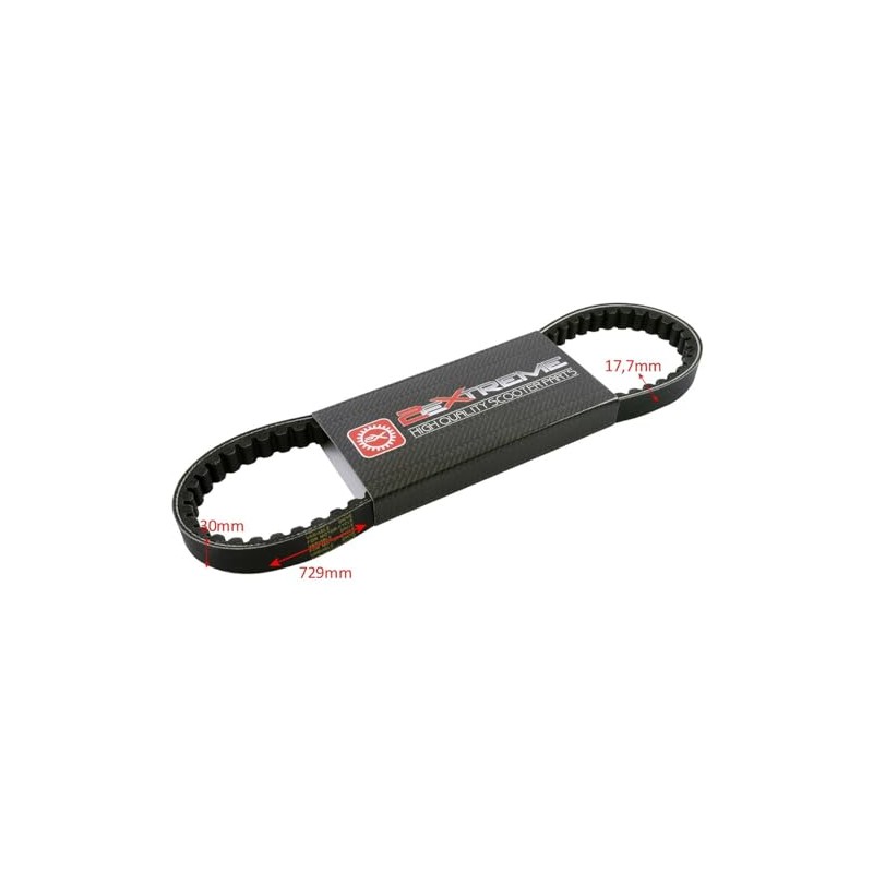 2EXTREME V-Belt for ATU/Explorer Formula, BAOTIAN BT49QT-12, BT49QT-22, BT49QT-2