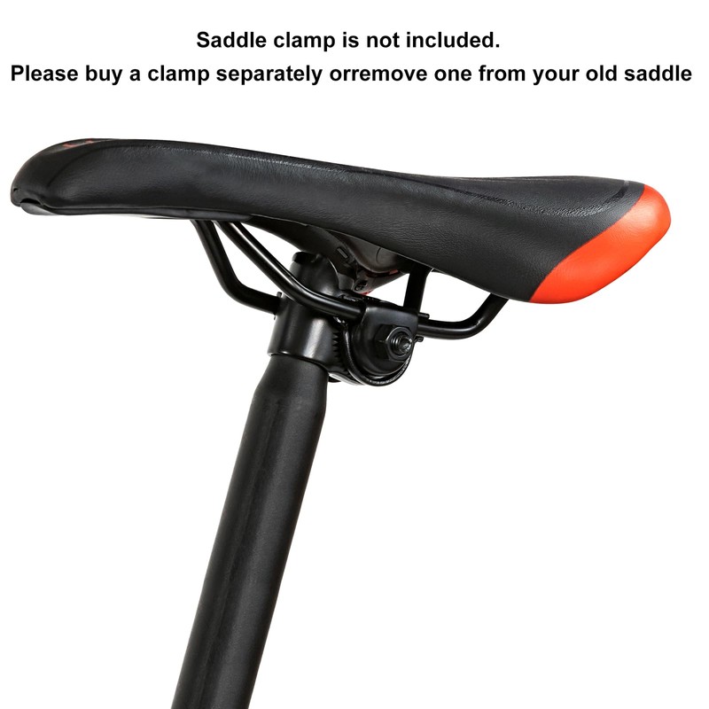 Bike Seat Post, 27.2 mm Bicycle Seatpost Carbon Steel Seat