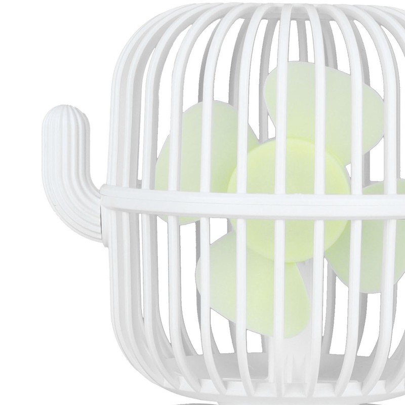 Mini Fan Cactus Moving Head USB Charging Portable Desktop Mini