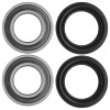 Caltric Rear Wheel Ball Bearing And Seals Kit for Suzuki