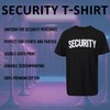 Security Shirt | Printed Security on Front/Back | Security Guard