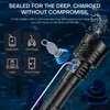 Dive Light Scuba Diving Flashlight,2000 Lumens Super Bright Rechargeable Underwater