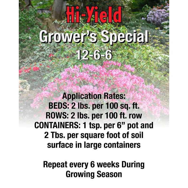 Hi-Yield (34191) Grower's Special Fertilizer 12-6-6 (10 lbs.)