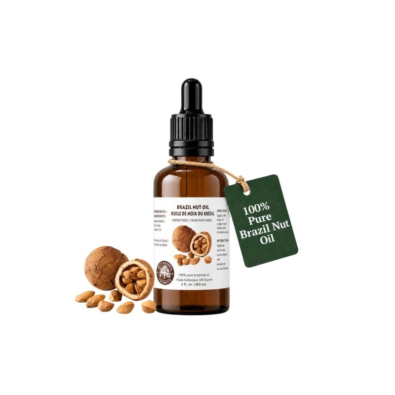 Best Nature's Cosmetics Aceite Virgen Orgánico de Nuez de Brasil