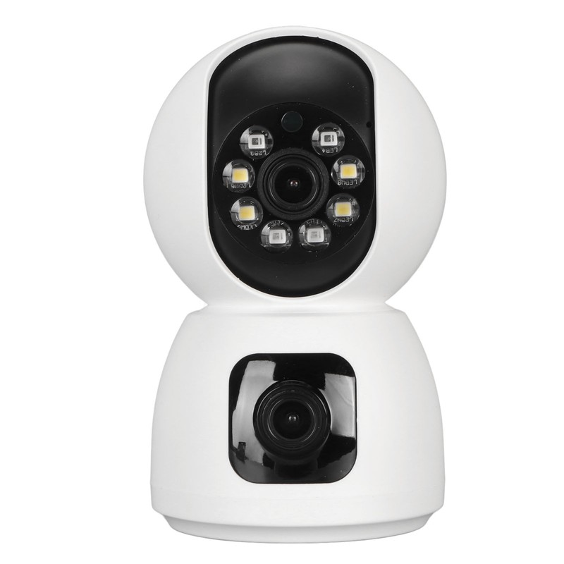 Indoor Camera Dual Lens 2K Full HD Night Vision Two