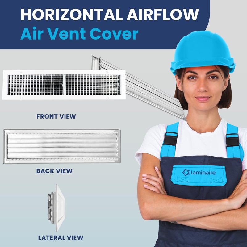 30" x 6" (Duct Opening) Register Vent Cover – Adjustable