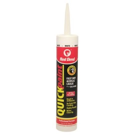 Red Devil 0946 Quickpaint Fast Dry Acrylic Caulk, 10.1 oz Cartridge, White (Pack of 12)