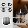 Icesip 15oz Glass Iced Coffee Cup Set of 2 with