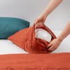 JAJU [JAJU] High-Density Peach Skin Blanket Pillowcase Set_SS_Orange