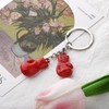Shoyisenka 2 Pcs Boxing Glove Keychain, Car Key Chain, Backpack