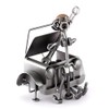 Steelman24 I Nuts and bolts sculpture Mechanic I Handmade ornaments