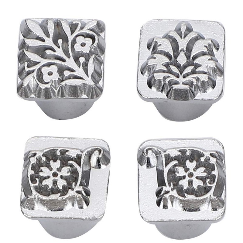 Cikonielf 12 Piece Leather Stamp, Leather Embossing Stamp Set, Leather