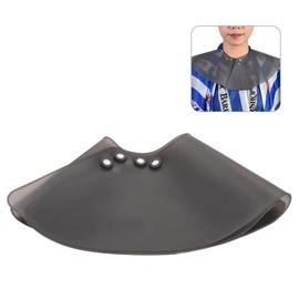 Hair Cutting Collar, Waterproof Silicone Salon Hair Dye Pad Soft Hair Shawl Neck Guard for Hairdressing Hair Cutting Hair Dye Perm and Shampoo(Black)