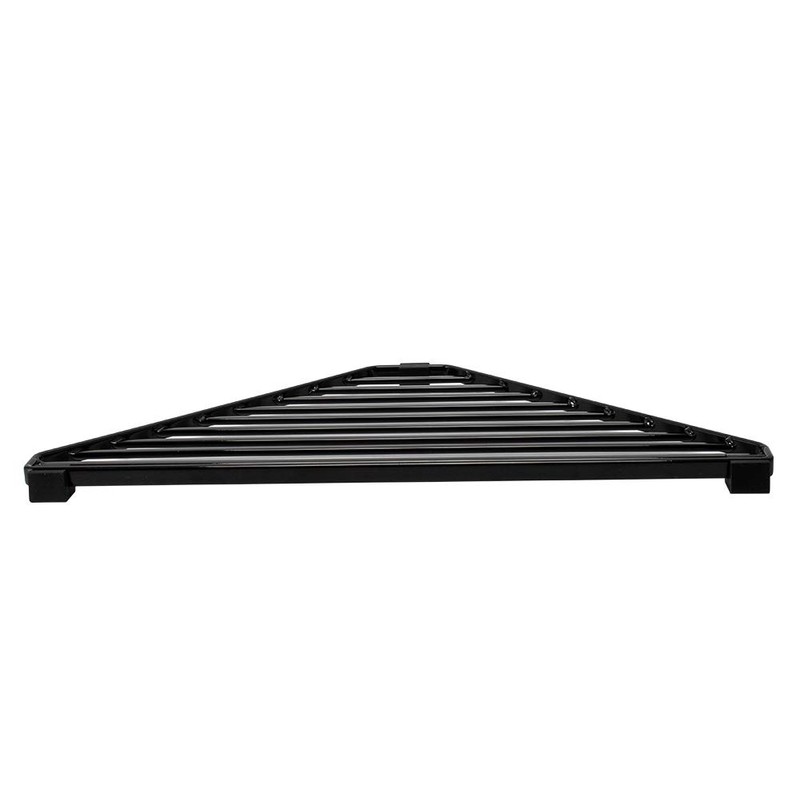 Yamazaki Home Corner Sink Steel | Drainer Tray, Alloy, Black,