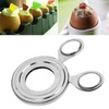 Acxico 2 pcs Kitchen Stainless Cooked Boiled Egg Cutter Scissors