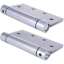 Stylever 2 Pack - 4.5" Stainless Steel Self Closing Reversible Door Hinge - Heavy Duty Commercial Spring Door Hinge - UL Listed with Complete Installation Hardware