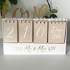 Mr & Mrs - Wedding Countdown Calendar Engagement Gift Planning