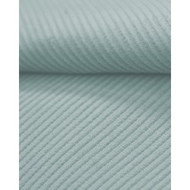 Corduroy Fabric 14 Wale Apparel 280GSM Solid Color by Continuous Yard 58"W 100% Cotton-Egyptian Yarn Stripe Texture Soft Trousers Coats Shirt Craft Throws Jacket Winter Clothing Sewing Craft SKY BLUE