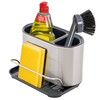 bremermann Sink Organizer with Sponge Holder and Dish Brush Holder,
