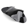 Universal Motorcycle Cruiser Windshield Windscreen With Mounting Kit (Black)