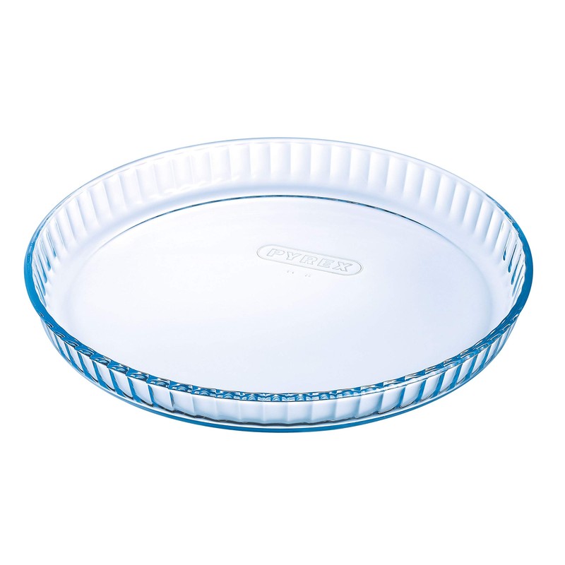 Pyrex Prep & Bake Glass Fluted Flan Tart Dish -