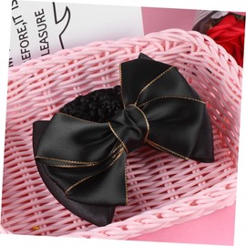 4 Piezas Redecilla Para El Cabello Accesorios Para El Cabello De Novia Red Para El Cabello Con Lazo Pinza Para El Cabello Pasadores Para Niñas Horquillas Redecillas Neto Black