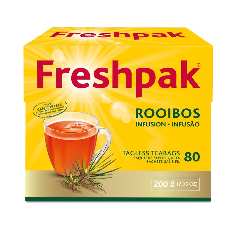 Freshpak® Rooibos Tea | 80 Tagless Teabags | Packed at