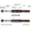 SOLUDE 1/2" Digital Adjustable Torque Wrench with Buzzer and LED