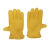 Garden Cowhide Gloves Wear Resistance Full Finger Leather Gloves for